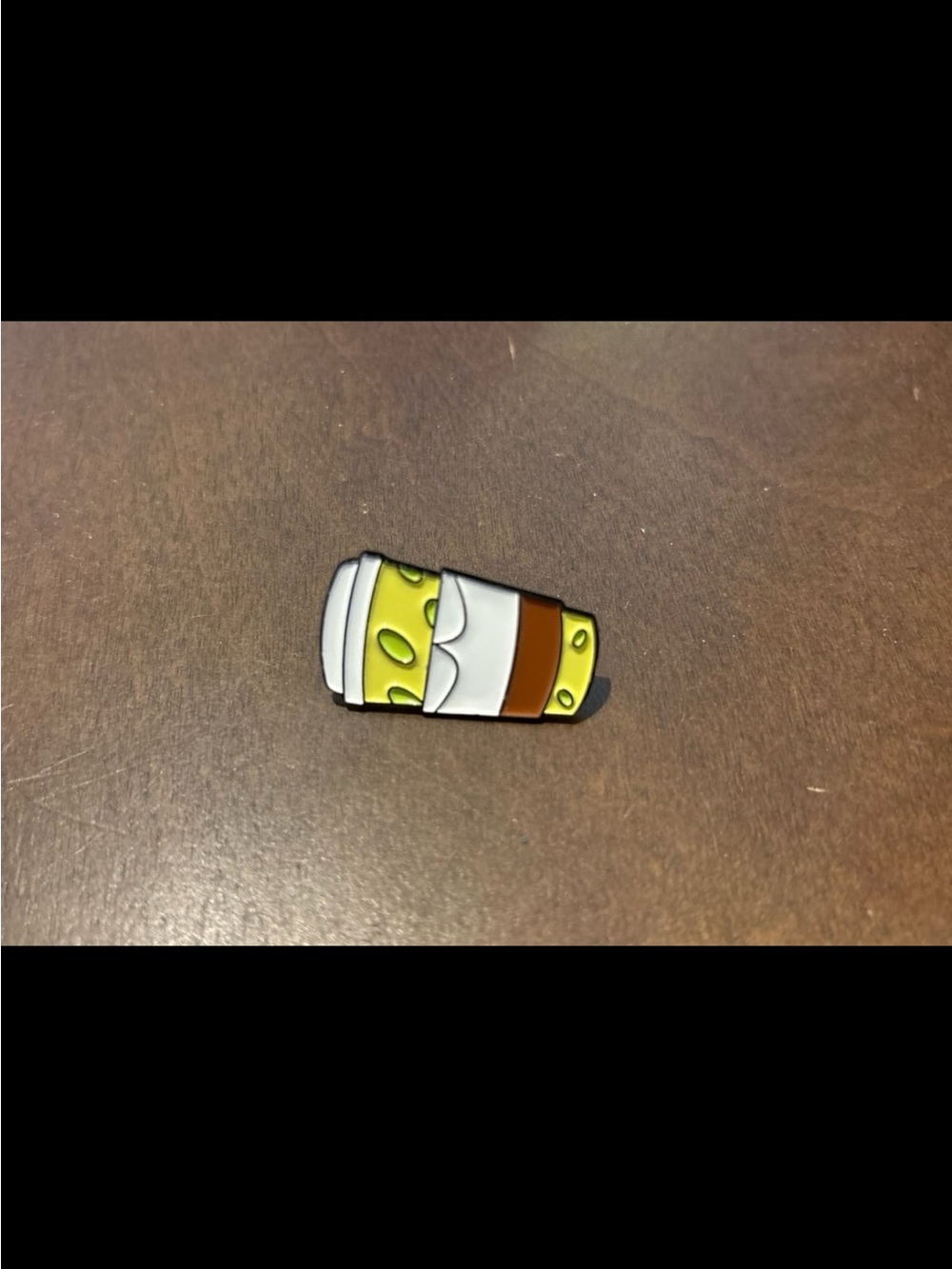 SpongeBob Coffee Cup Enamel Pin